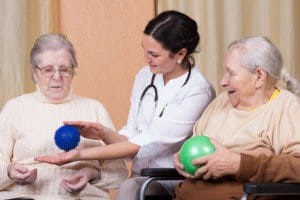 medical alert device security when going through occupational therapy
