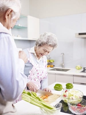 senior health by eating right
