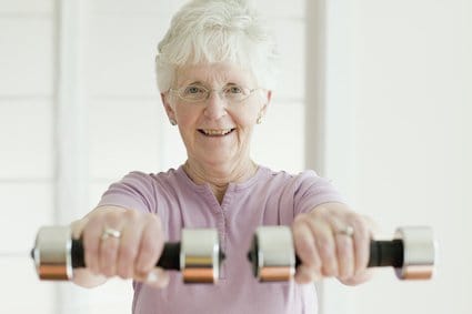 senior health and exercise at home