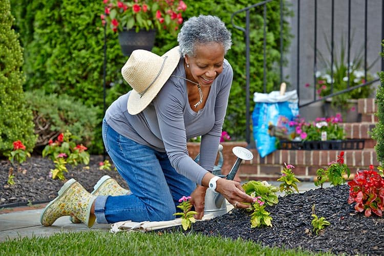 Senior Gardening with Medical Alert